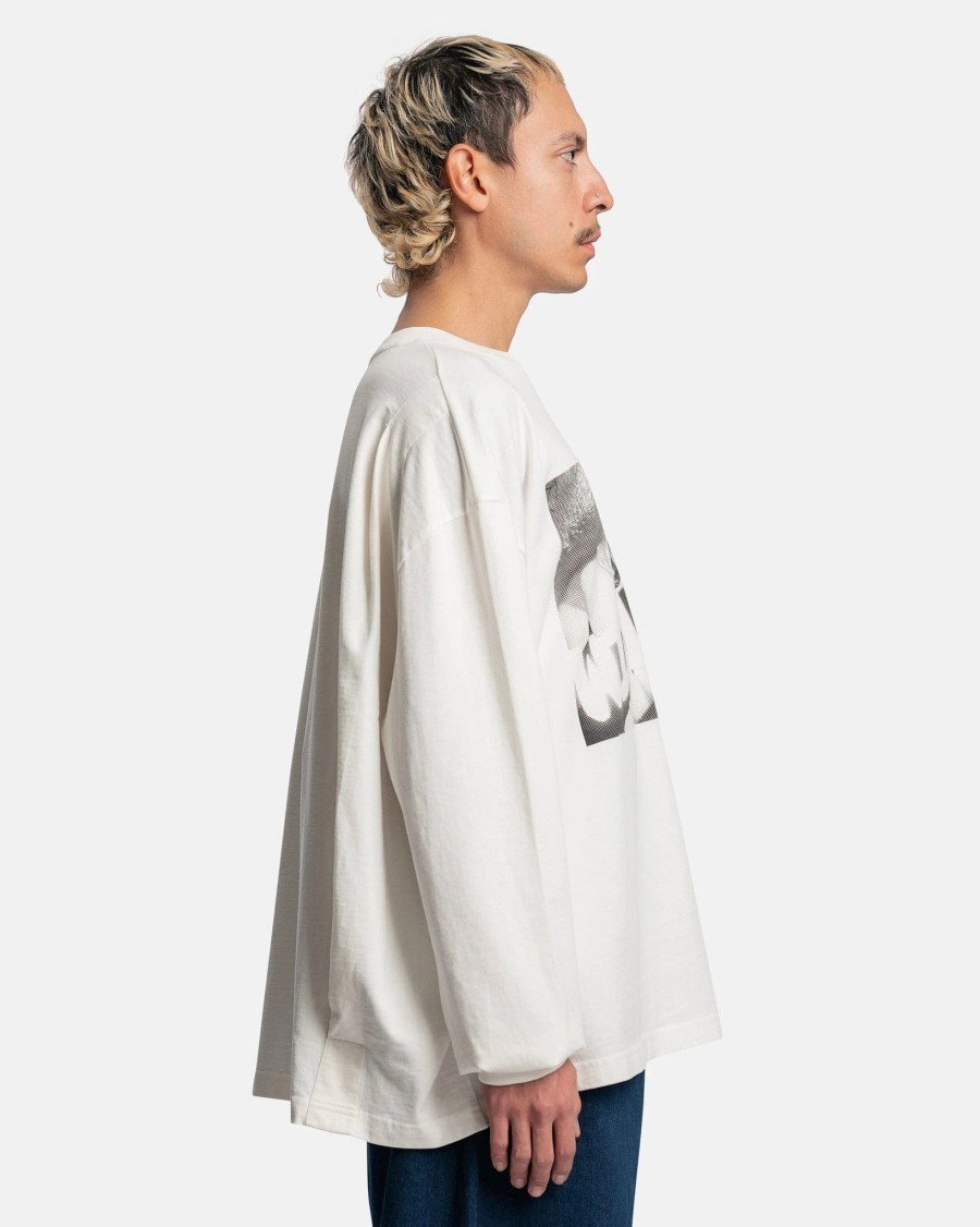 T-Shirts * | Willy Chavarria Willy Bite Me Long Sleeve In Bright White