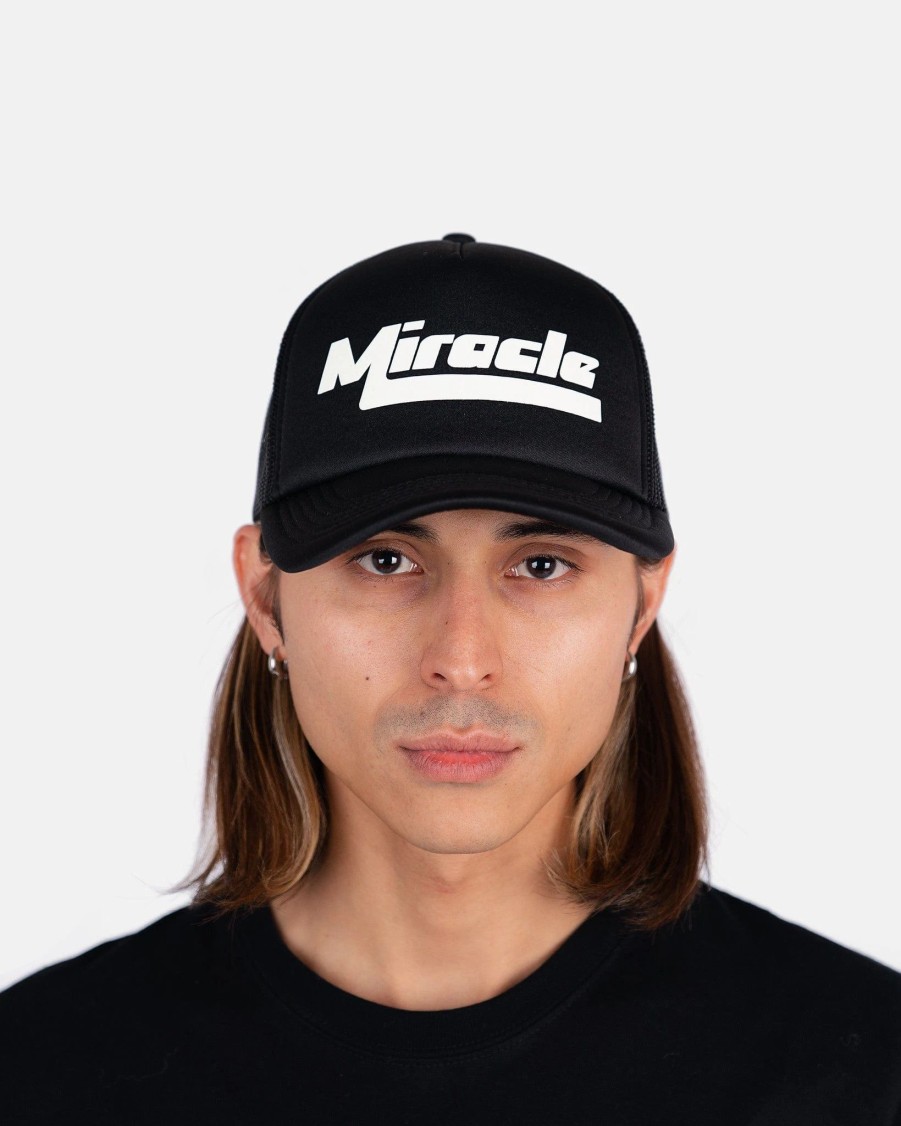 Accessories * | Nahmias Miracle Foam Trucker Hat In Black