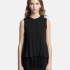 Tops * | Wales Bonner Poet Knit Top In Black