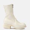 Footwear * | Guidi Pl2 Front Zip Boots In White