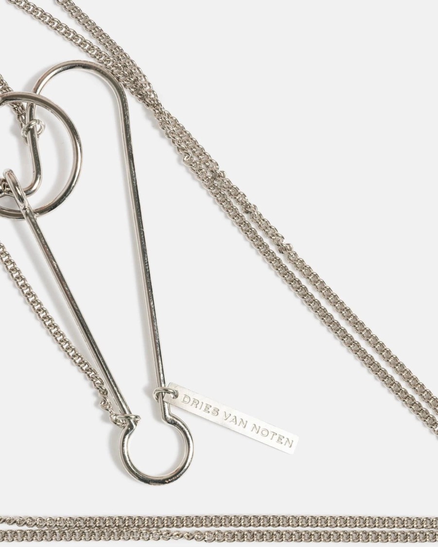 Accessories * | Dries Van Noten Keychain In Silver