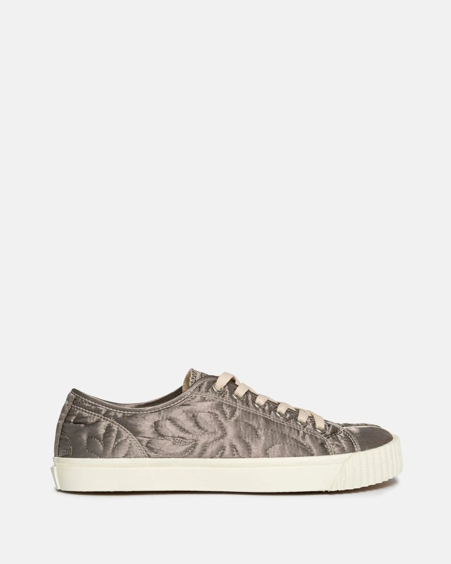 Footwear * | Maison Margiela Embroidered Tabi Sneaker In Grey