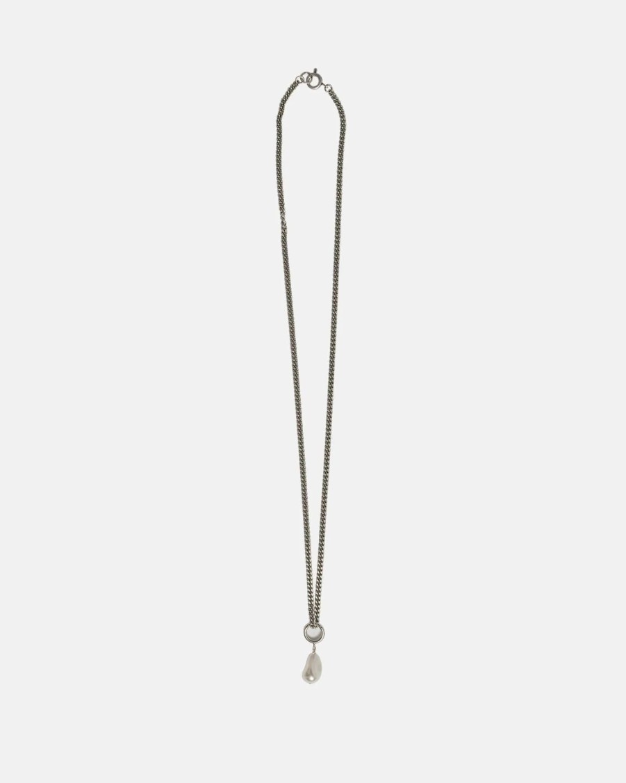 Accessories * | Isabel Marant Homme Collier Necklace In Silver