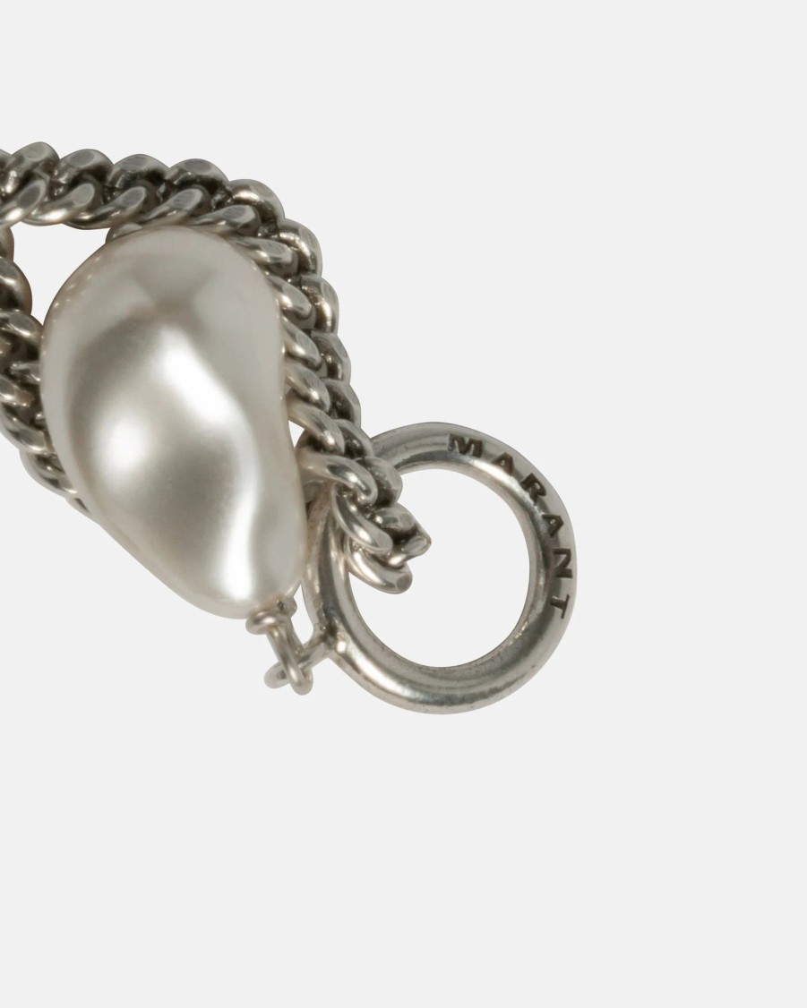 Accessories * | Isabel Marant Homme Collier Necklace In Silver