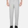 Pants * | Homme Plisse Issey Miyake Tailored Straight Pleated Trousers In Grey