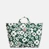 Accessories * | Marni Carhartt Canvas Tote Bag In Forest Green/Stone White