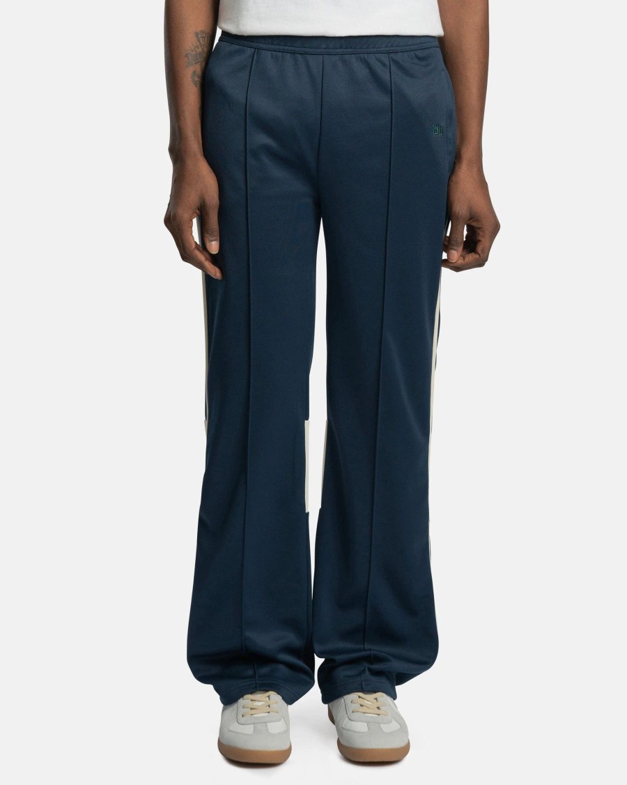 Pants * | Wales Bonner Kola Track Pants In Navy/Yellow