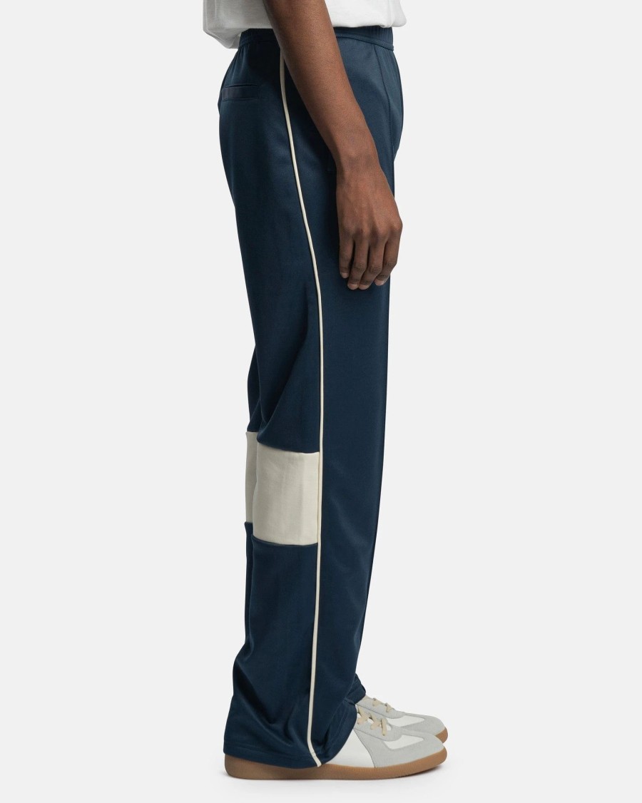 Pants * | Wales Bonner Kola Track Pants In Navy/Yellow