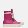 Footwear * | Rick Owens Ramones In Hot Pink/Milk