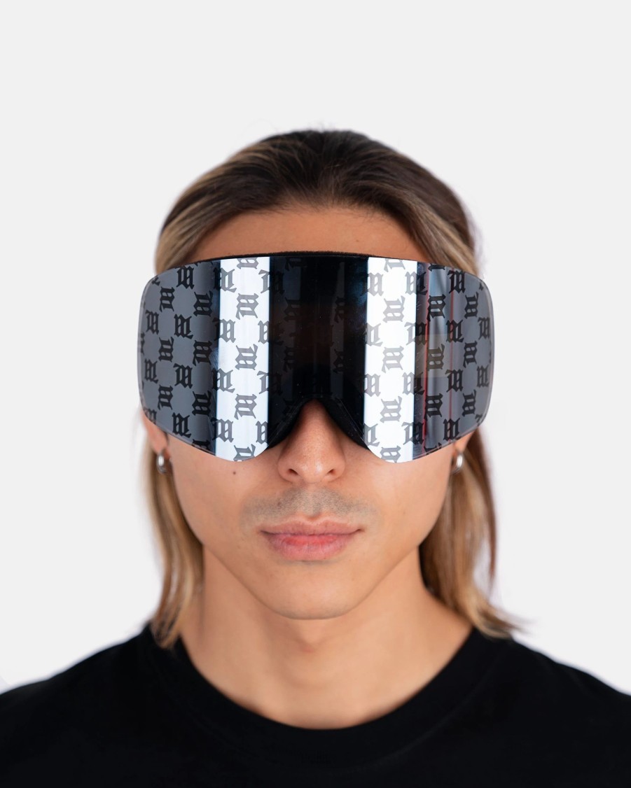 Accessories * | Misbhv Monogram Ski Goggles In Black