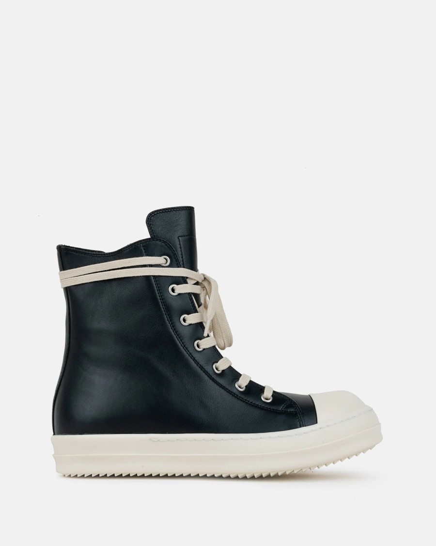 Footwear * | Rick Owens Ramones In Black/Milk