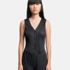 Tops * | Pleats Please Issey Miyake Forward 1 Vest In Black