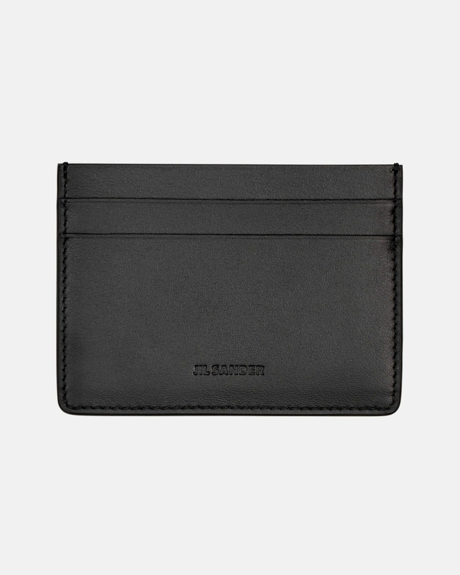 Accessories * | Jil Sander Credit Card Holder In Black