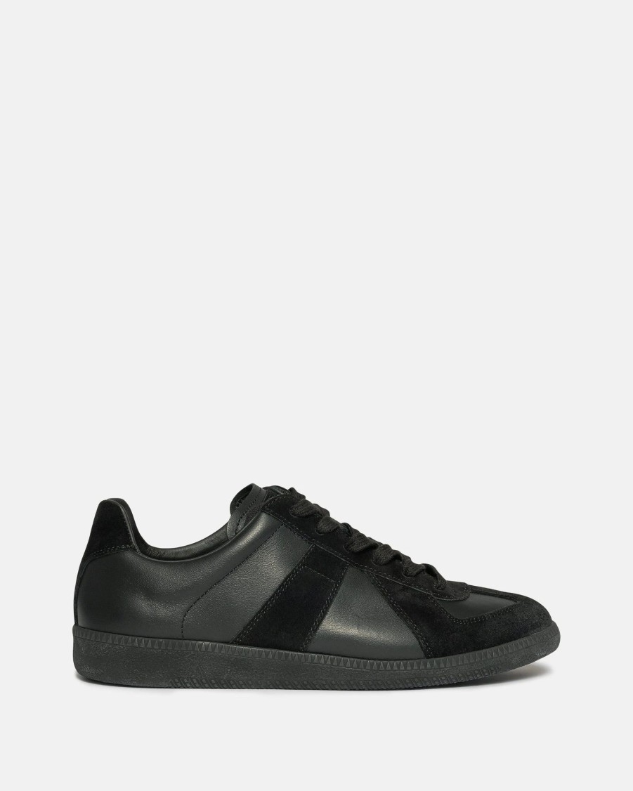 Footwear * | Maison Margiela Replica Sneakers In Black/Black