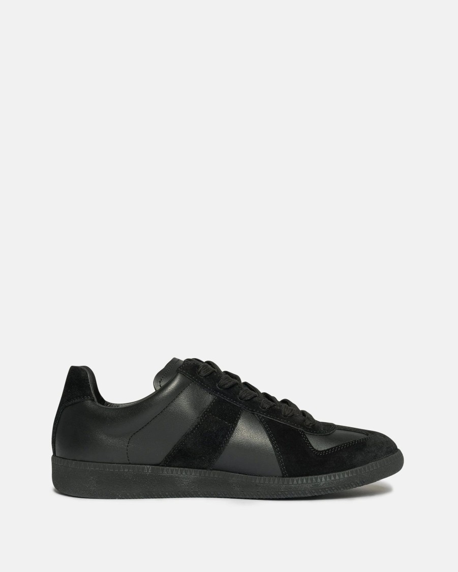 Footwear * | Maison Margiela Replica Sneakers In Black/Black