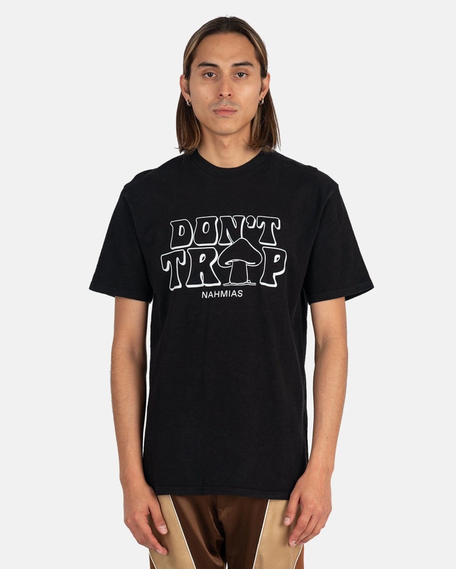 T-Shirts * | Nahmias Don'T Trip T-Shirt In Black