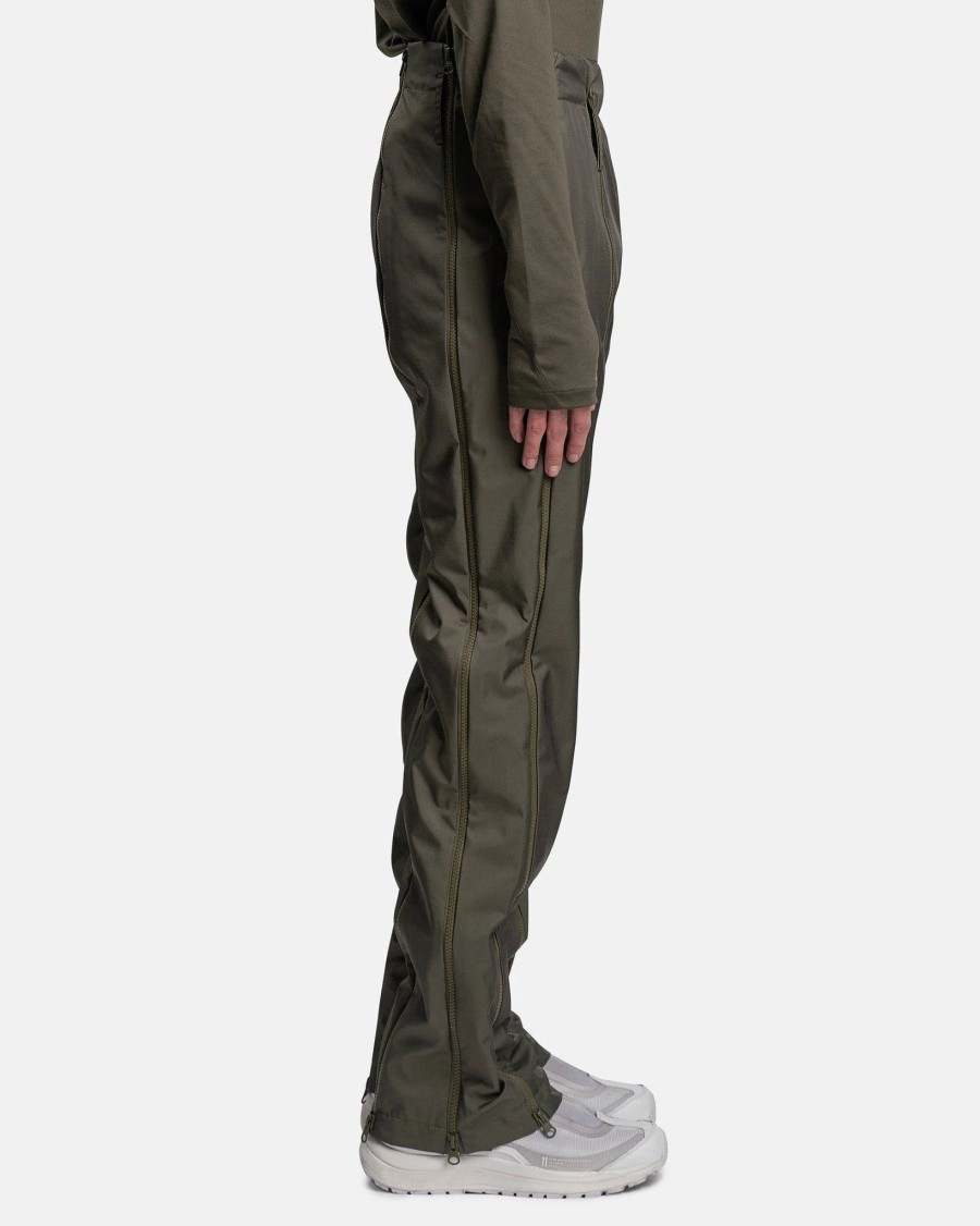 Pants * | Post Archive Faction (P.A.F) 5.0 Technical Pants Center In Olive Green