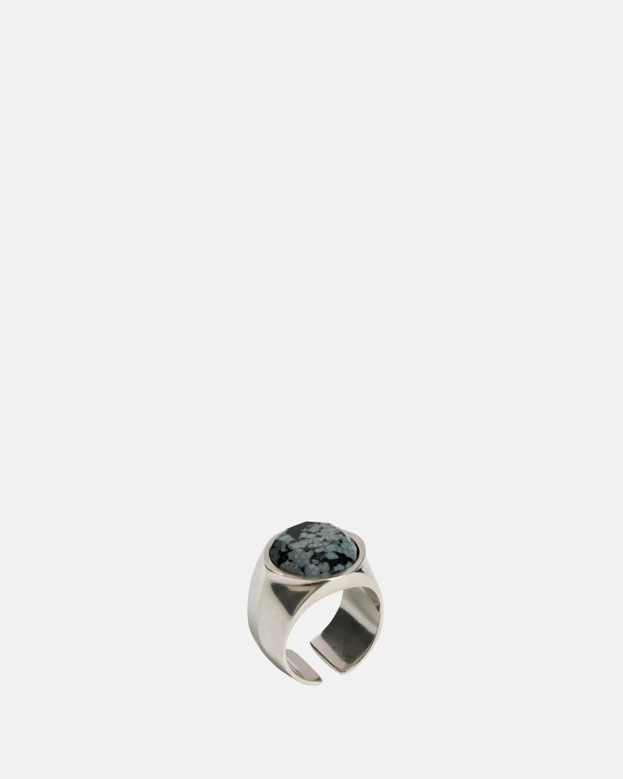 Accessories * | Isabel Marant Homme Bague In Faded Black