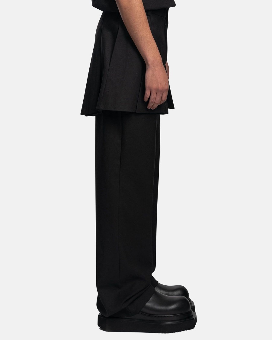 Pants * | Goomheo Harpoon Skirt Trousers In Aubergine Black