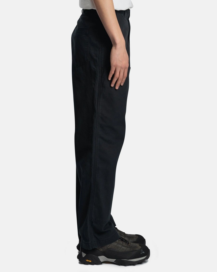 Pants * | Nike Life Double Panel Pants In Black/White