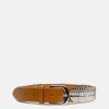 Accessories * | Isabel Marant Etoile Tehora Belt In Natural/Silver