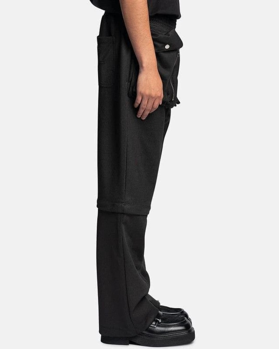 Pants * | Jw Anderson Convertible Utility Trousers In Black