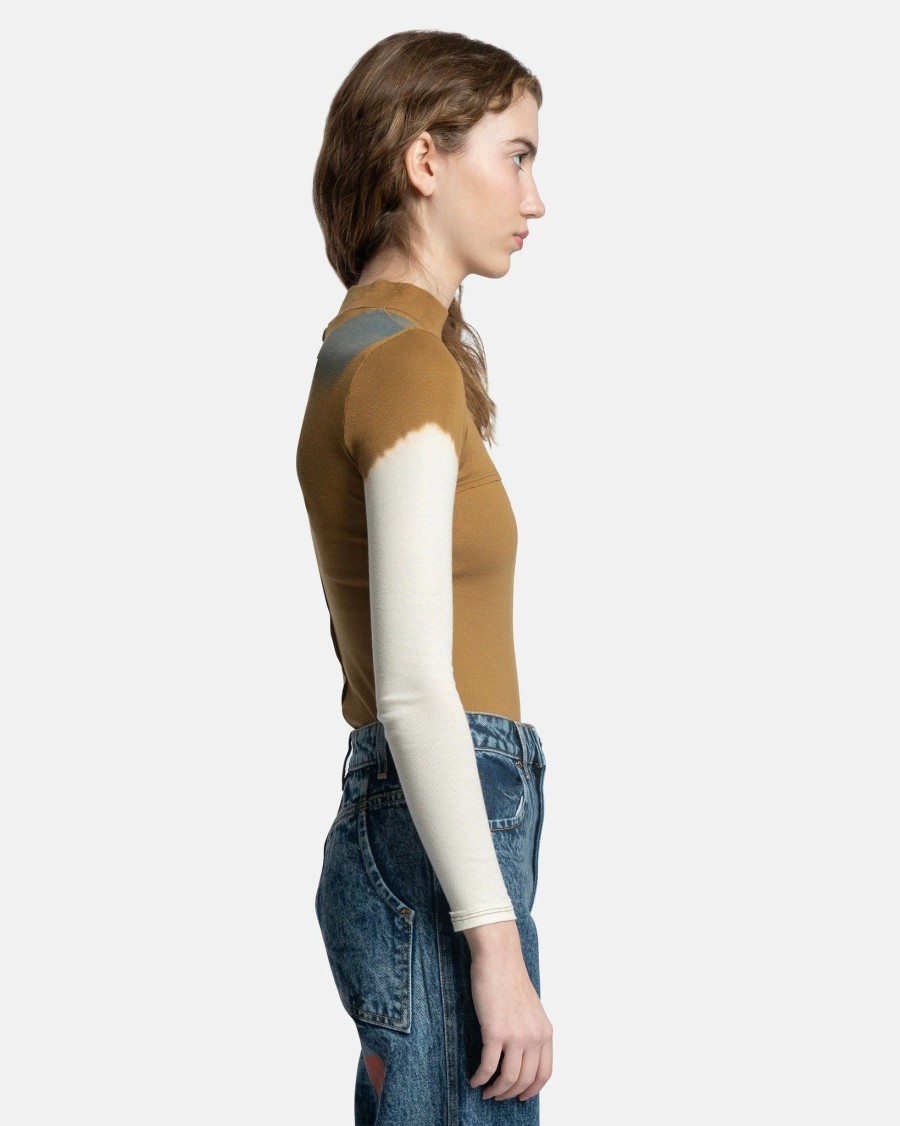 Tops * | Eckhaus Latta Lapped Baby Turtleneck In Untitled