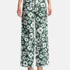 Pants * | Marni Carhartt Wip Flower Print Cotton Canvas Trousers In Forest Green