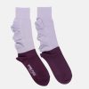 Accessories * | Homme Plisse Issey Miyake Flowers Sock In Purple