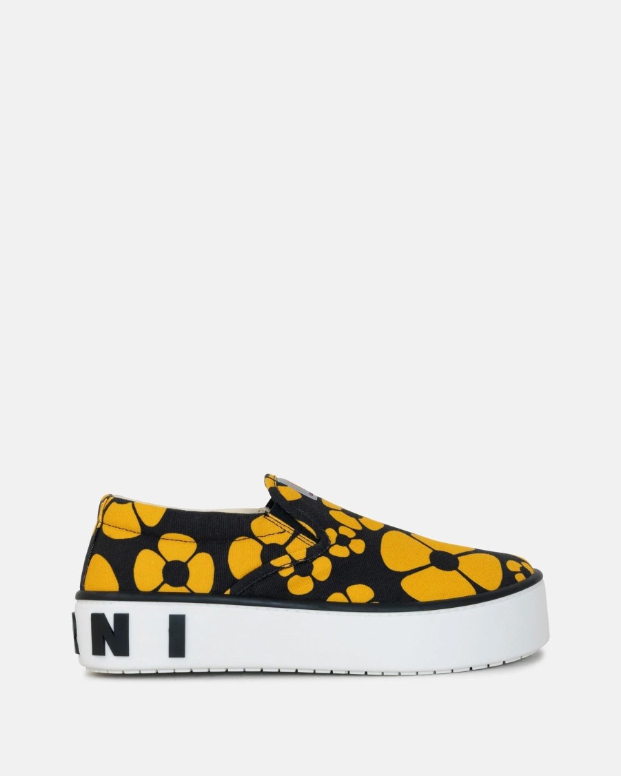 Footwear * | Marni Carhartt Paw Slip On In Sunflower