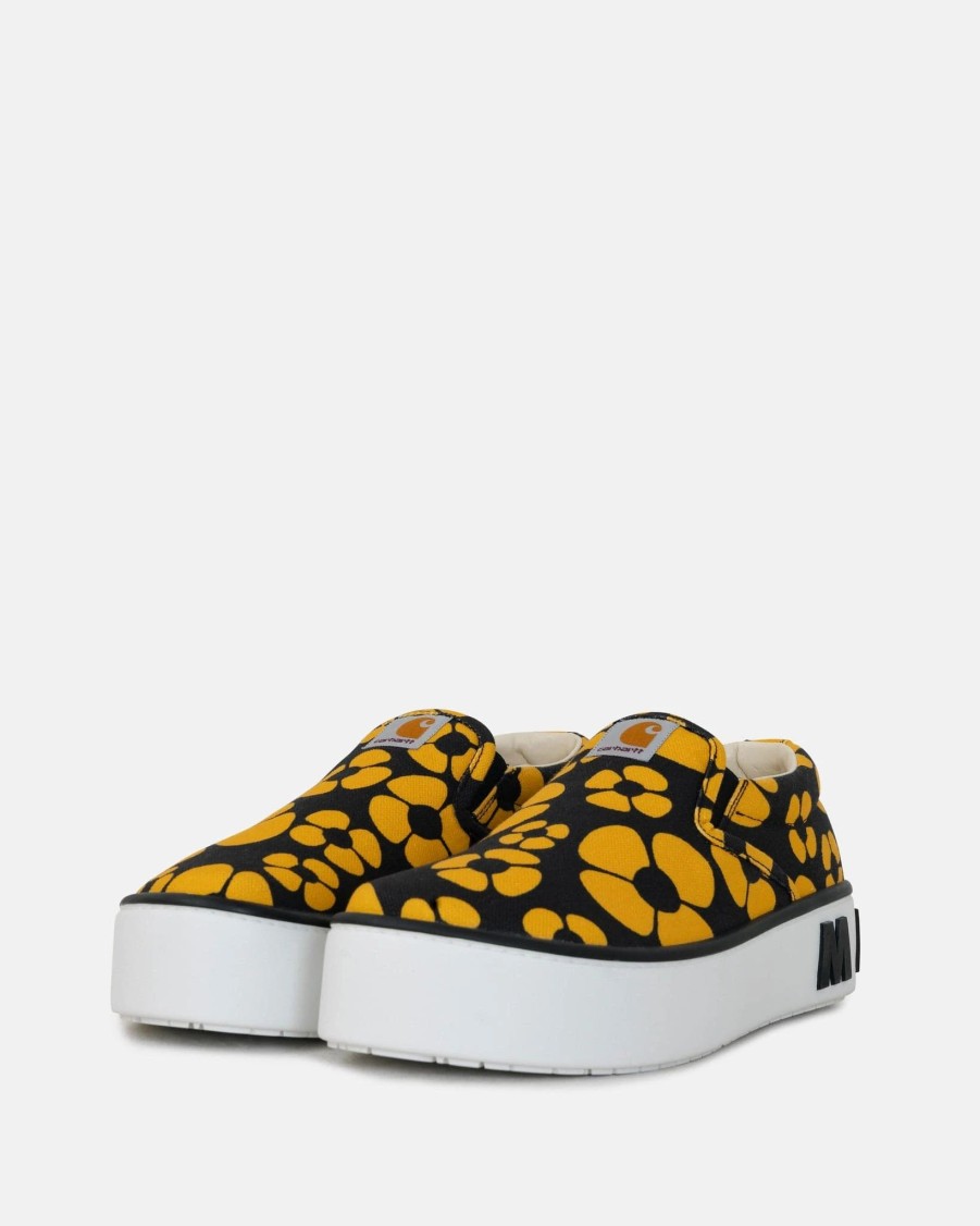 Footwear * | Marni Carhartt Paw Slip On In Sunflower